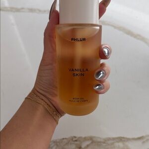 PHLUR Vanilla Skin Body Oil - Amber Bottle